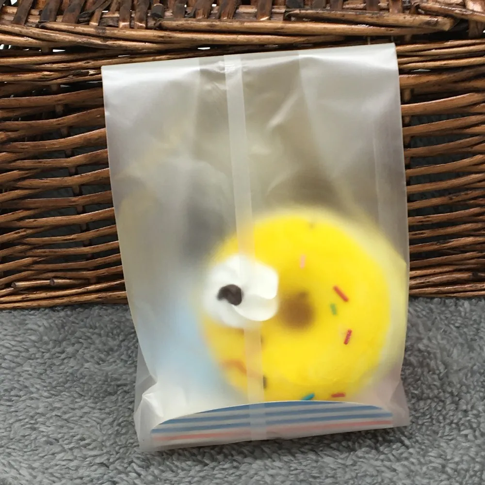 100 Cellophane Scrub Cookie Bag / For Gift Bakery Macaron Packing Packaging / Christmas