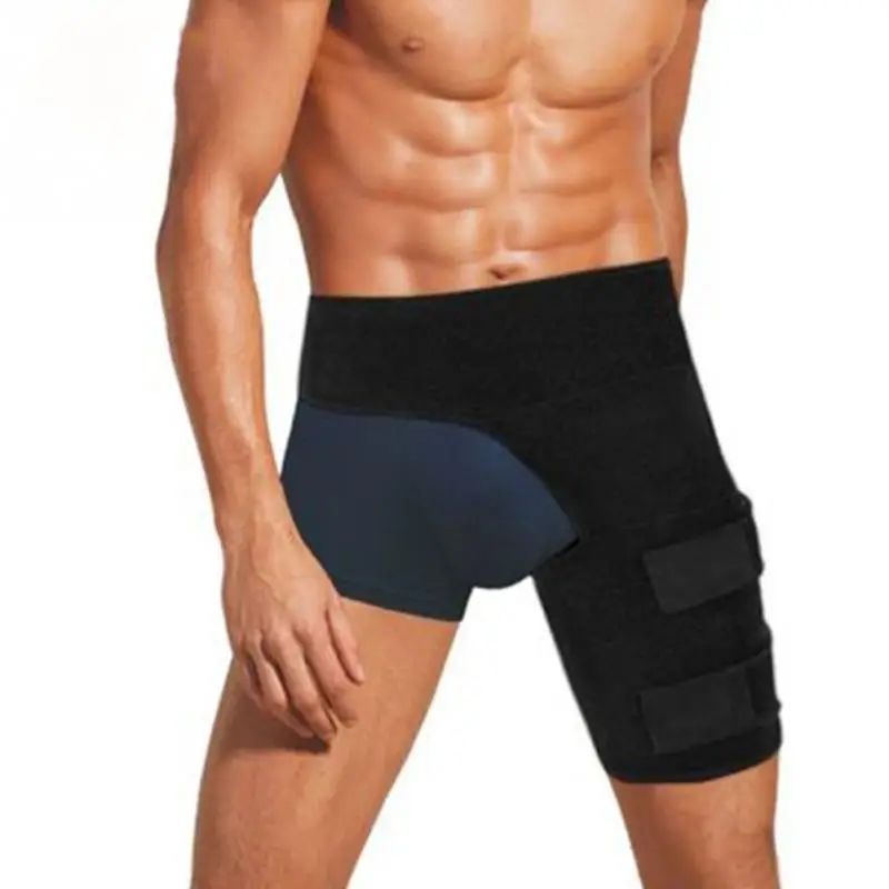 

Adjustable Groin Support Men Women Compression Sport Thigh Waist Wrap Strap Hip Stability Brace Protector