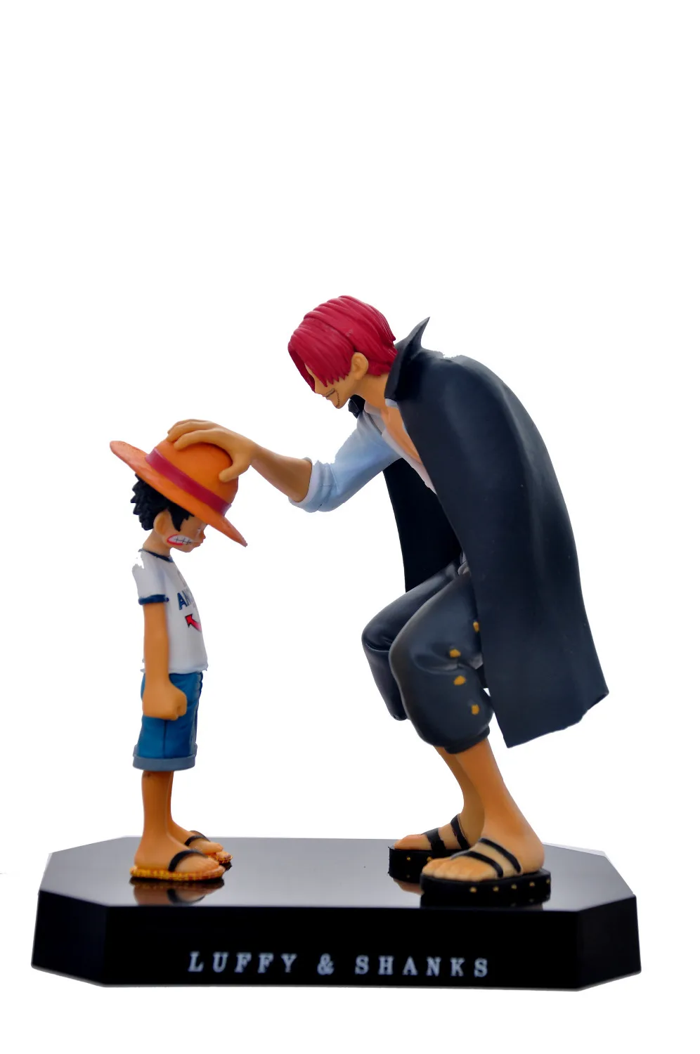 Ceny 18cm jeden kawałek duży rozmiar małpa D. Luffy Shanks figurki anime z pvc brinquedos figurki kolekcjonerskie zabawki