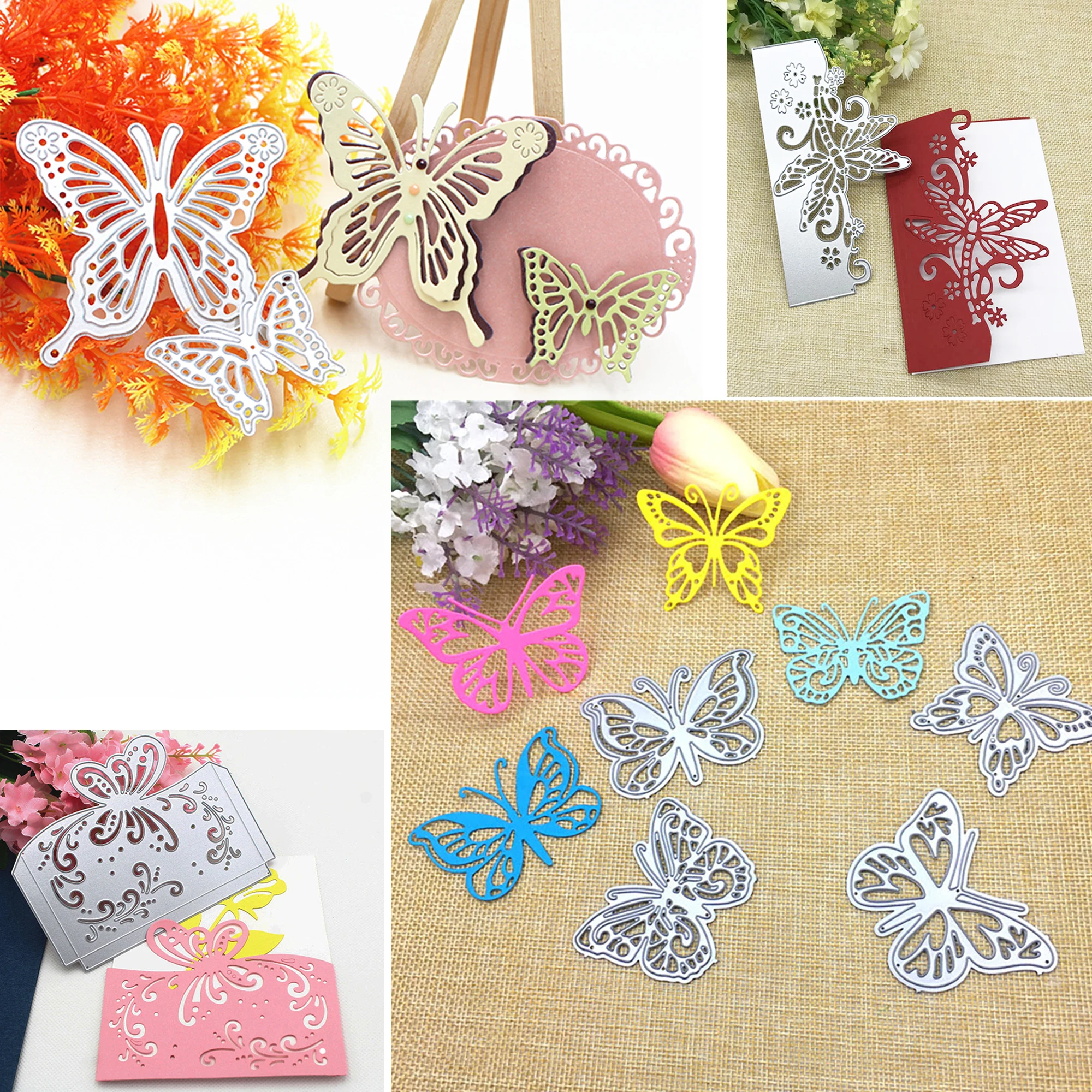 

Butterfly Envelope Love Lace Greeting Card Metal Cutting Dies For Scrapbooking New Dies Cut Stitch Craft Die Stencil Troqueles
