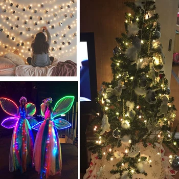 

5/10M USB LED String Light Waterproof LED Copper Wire String Holiday Outdoor Fairy Lights For Christmas Party Wedding Decoration