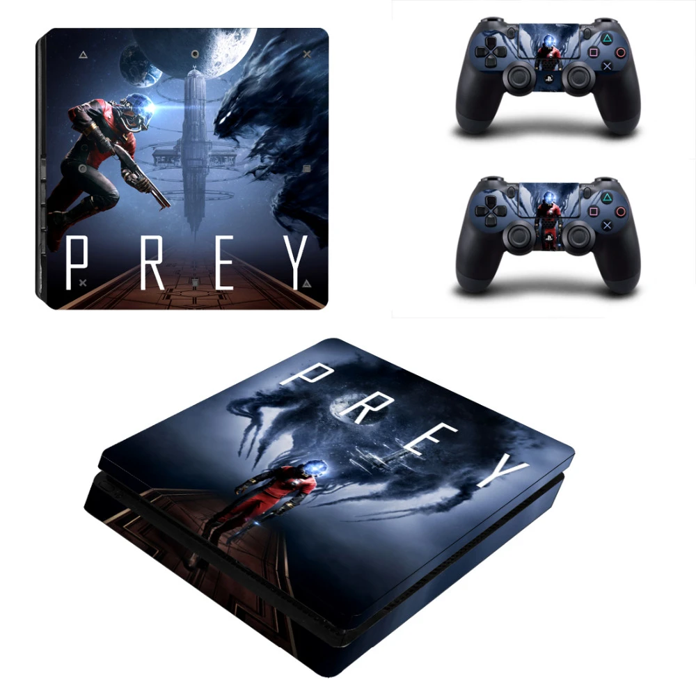 Game Prey Ps4 Slim Skin Sticker Decal Designed For Playstation4 Slim Console And 2 Controller Ps4 Slim Skins Sticker Vinyl Stickers Aliexpress