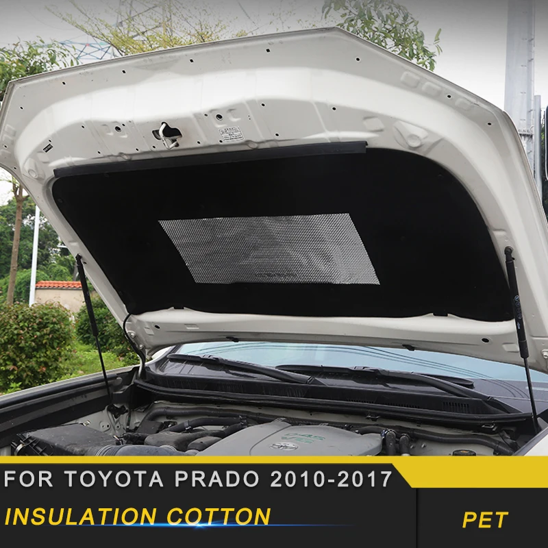 

For Toyota Prado 2018-2019 Car Hood Engine Firewall Mat Pad Cover Deadener Interior Heat Sound Insulation Cotton