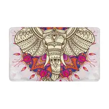 Африканский индийский слон Противоскользящий дверной коврик Домашний декор персональный крытый половик у двери