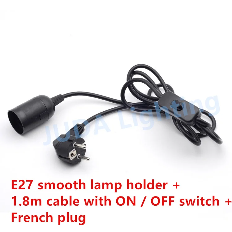 French Plug French power cord France cable cord set Europe pin wire