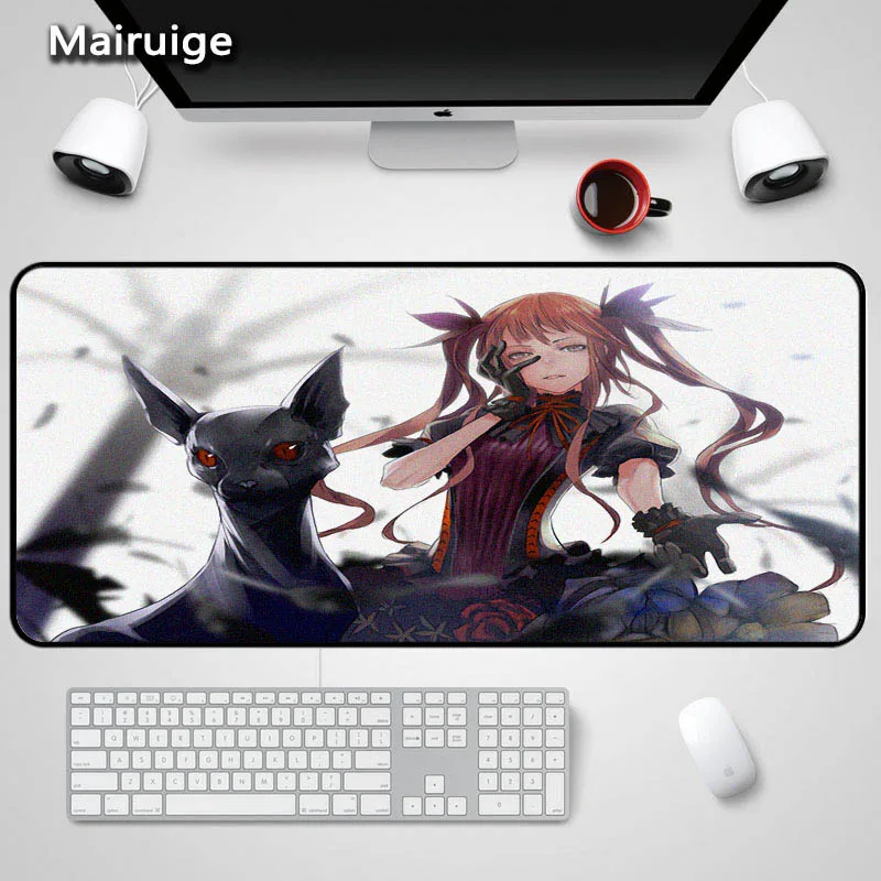 

Mairuige Japanese Anime Cute Sexy Girls Large Size MousePads Miku Fate Notbook GamePad Gaming Mats DIY Lock Edge Padmouse