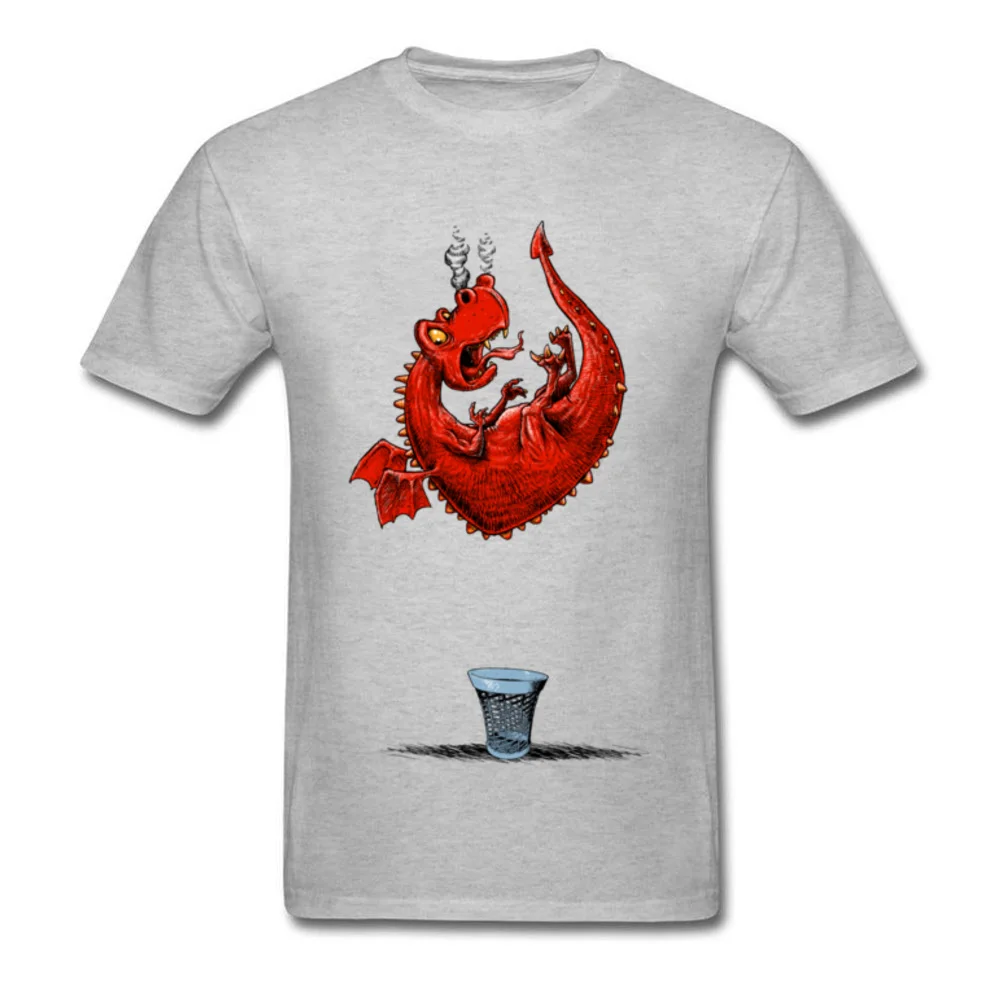 Drag n Drop All Cotton Men Short Sleeve Tops Shirt Summer Summer T Shirt Printed On Tee-Shirt Designer Round Collar Drag n Drop grey