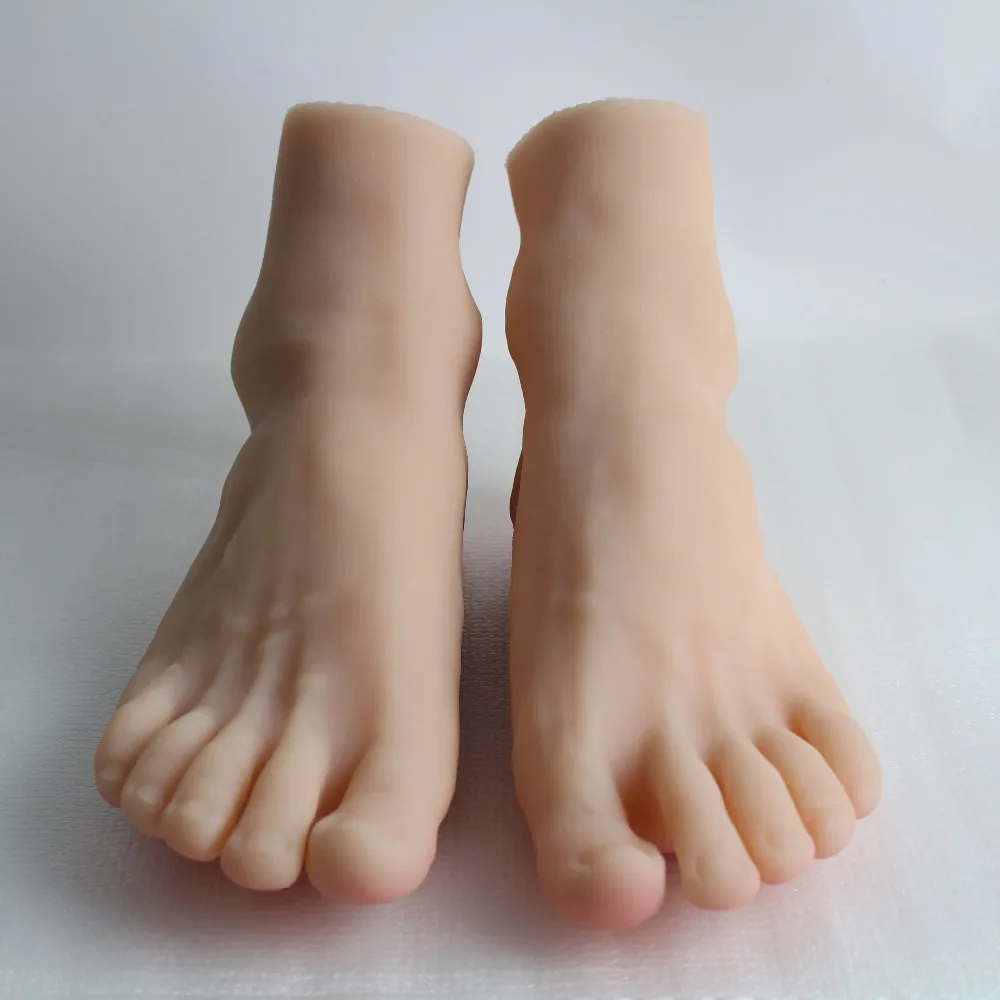 Мягкий силиконовый реалистичный Манекен мужчина ножной дисплей|mannequin foot display|foot