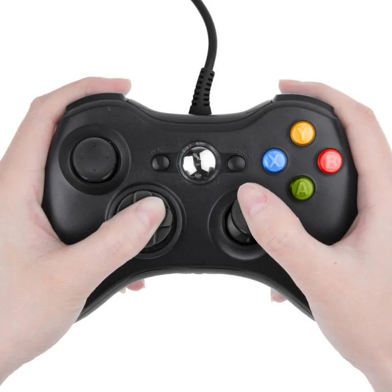 2017 New USB Wired font b Gamepad b font Controller for PC 360 WII PS3 Slim