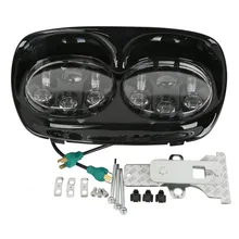 5 3/4 “Dual LED Projector Farol Para Harley-Davidson Estrada Glide modelos 1998-2013