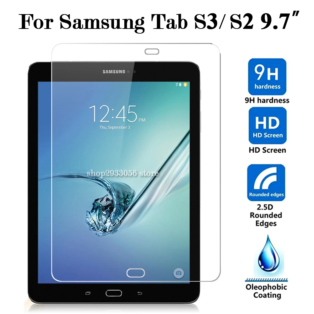 2 шт/комплект 9 H твердость пленка для Samsung Galaxy Tab S3 S2 9,7 3 S 2 S 3 2 Tempered Glas Экран протектор