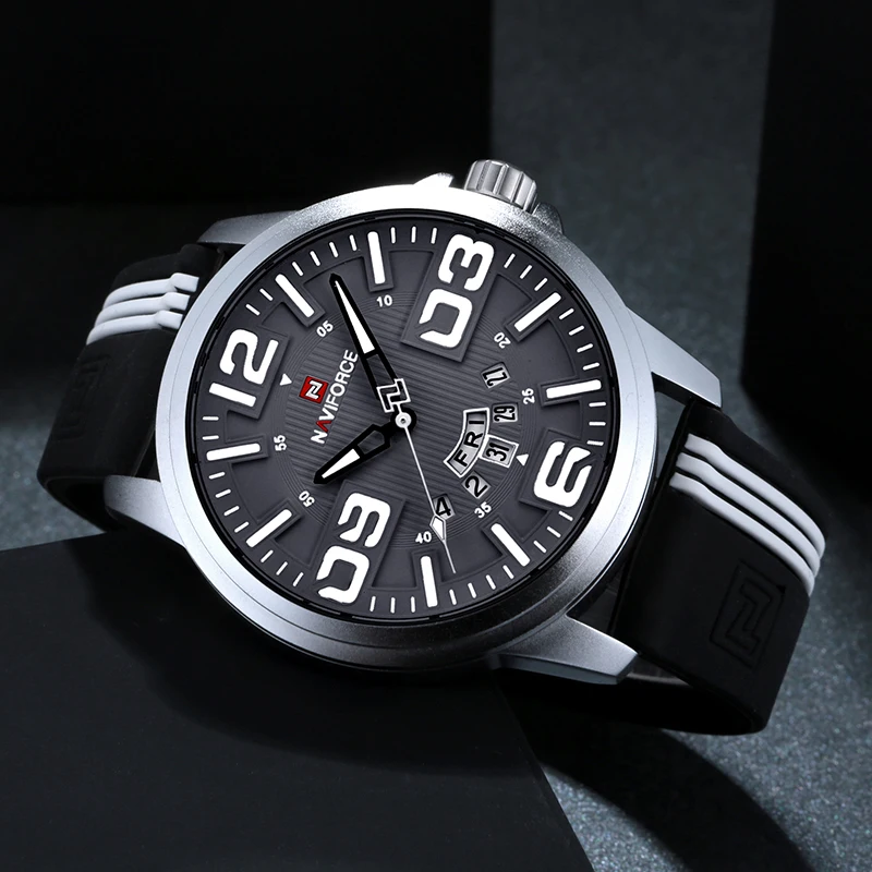 naviforce mens watches top brand luxury military for men sport clock fashion relogio masculino quartz watch | Наручные часы