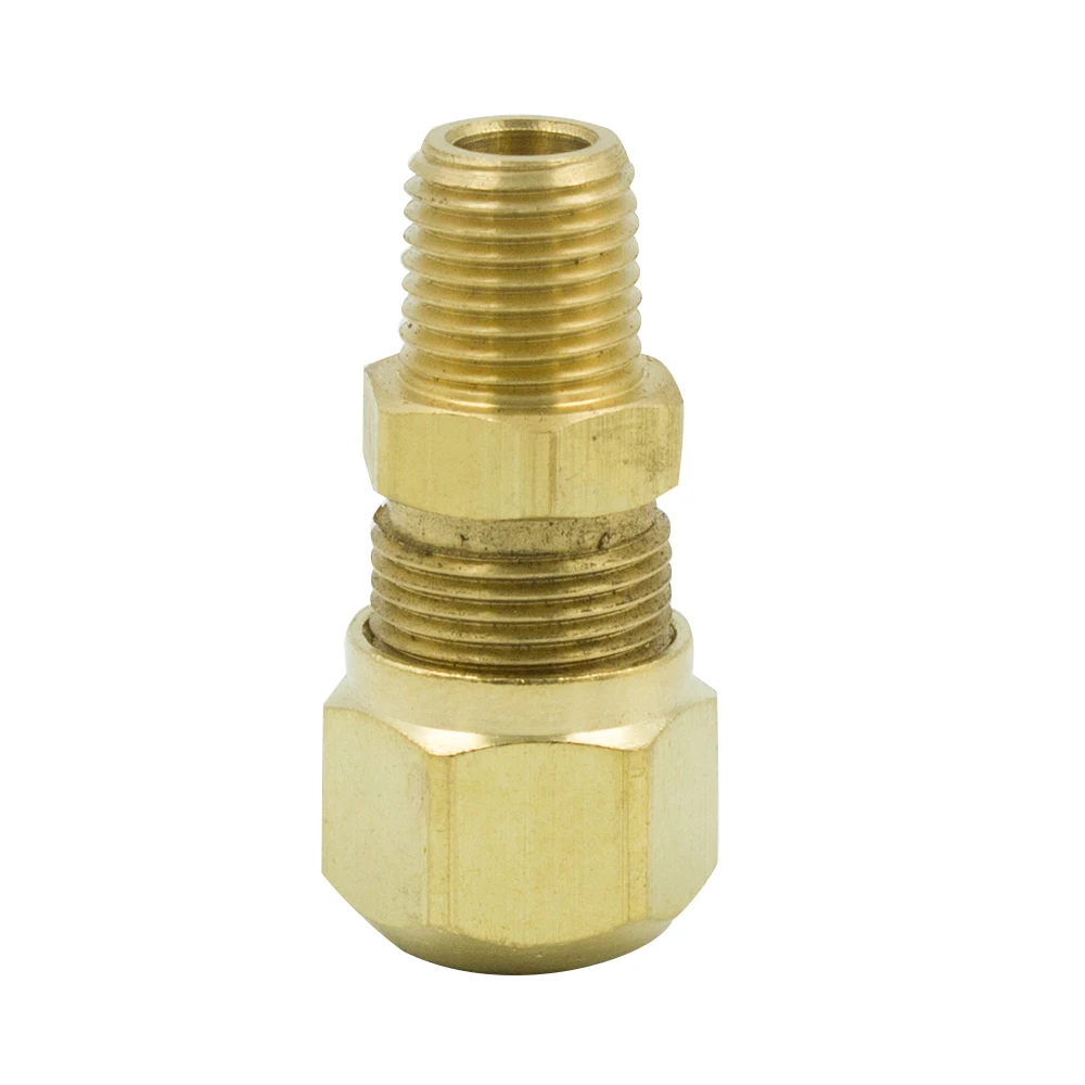 SAE Flared Tube Fitting 5pcs Seal Plugs Brass 45 Degree Flare 5//16 OD Plug