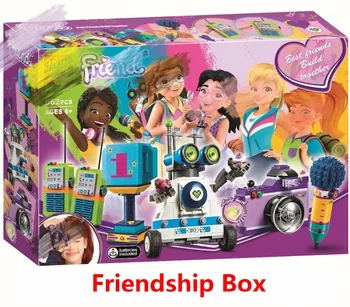 

New Princess Friendship Box Robot WALL E Building Blocks for Girl Kids Model Kit Compatible with Lego Friends 41346 Toys Gift