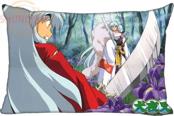 

inuyasha Rectangle Pillow Cover Size 45x35cm (one side) Print Custom Zipper Polyester Cotton Pillowcase