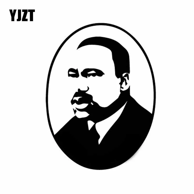 YJZT 12 см * 16 1 Виниловая наклейка с рисунком родителя военного активиста Мартина