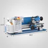 550W Motor Variable Speed Mini Metal Lathe Benchtop Metal Lathe Tool Machine Variable Speed Milling Digital Display ► Photo 1/6