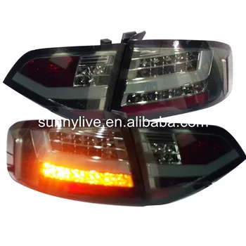 

2009-2012 year For Audi A4L B8 Smoke Black Tail Light for original taillights with Halogen bulbs SN