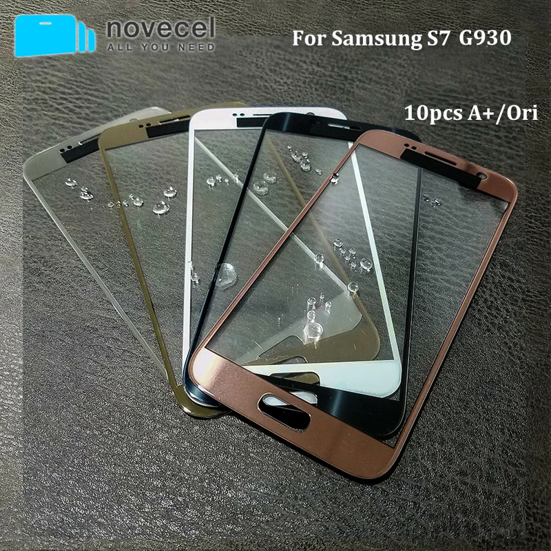 Novecel Ori / AAA 10 шт. ЖК экран внешнее стекло Замена для samsung galaxy S7 G930 G930F сенсорный