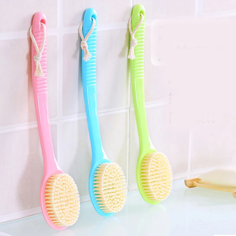 TENSKE Plastic Body Brush Massager Body Brush Shower Brush Long Handle