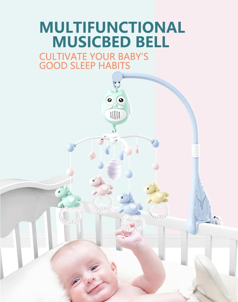 Повернуть музыкальный, прикроватный, с колокольчиками живые камни Колокольчик для детской кроватки музыкальные игрушки для новорожденных