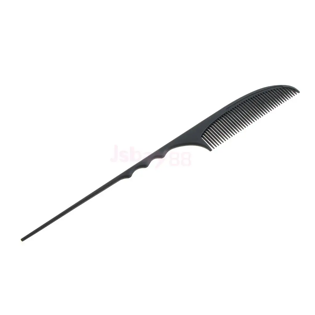 Salon Barber Anti-static Hairstyling Hairdressing Comb Rat Tail Hairbrush