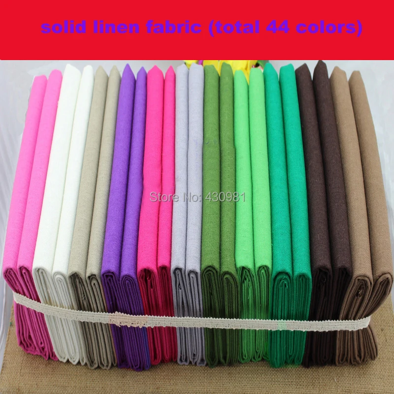 

solid linen fabric for dress trousers clothing table cloth curtains cotton linen material natural flax upholstery fabric meter