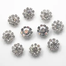Wedding Invitation Embellishments And Get Free Shipping On 10pcs 12mm Metal Rhinestone Ons Wedding Invitation Card