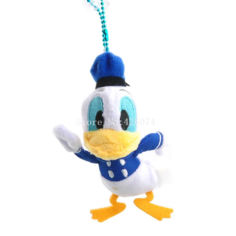 New Donald Duck Plush Key Chain Mini 11CM Kids Stuffed Animals Toys