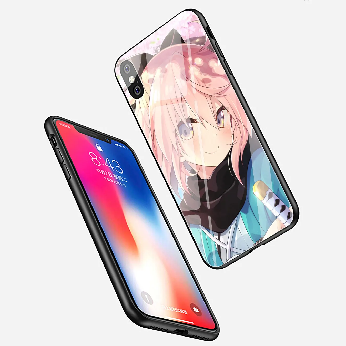 Lavaza Fate Series Grand Order аниме девушка закаленное стекло чехол для телефона Apple iPhone XR X XS