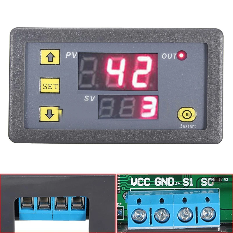 12V Timing Delay Timer Relay Module Digital LED Dual Display Cycle 0-999 Hours for Cycle Intermittent Timing Mayitr 12v timing delay timer relay module digital led dual display cycle 0 999 hours for cycle intermittent timing mayitr