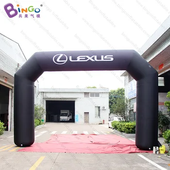 

GOOD QUALITY 7x4.5m inflatable black archway balloon air blow arch model decoration personalized for outdoor advertising entranc