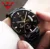 Relogio masculino Homens Relógio de Luxo Famosa Marca de Topo Dos Homens Dress Watch Quartz Militar relógios de Pulso Saat Metal & Leather & Milanes banda