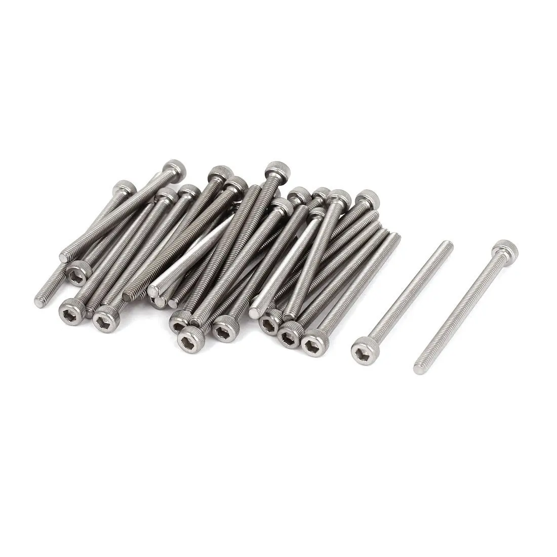 

Wholesales item M3x40mm 0.5mm Pitch Bolts Socket Cap Head Hex Key Screws 30pcs