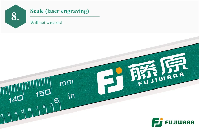 eletrônico vernier caliper de exibição digital de fujiwara ip54