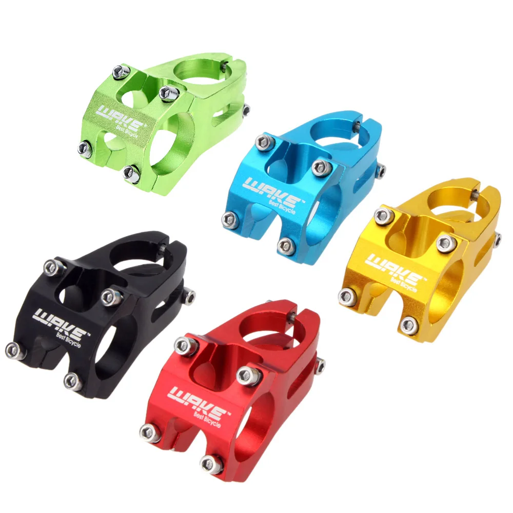 

WAKE Bicycle Stem Aluminium Alloy MTB Mountain Cycling Bike Bicycle Stem Handlebar Stem 31.8mm Red/Blue/Gold/Black