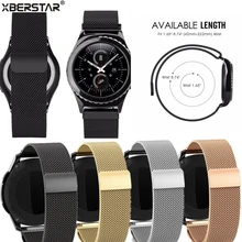 Нержавеющая сталь сетка магнитные Петля наручные браслет ремень ремешки для samsung Galaxy Шестерни S3 классический SM-R770 S3 Frontier