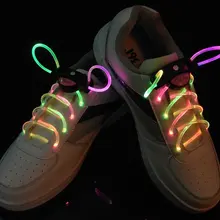 50 пар светодиодные светящиеся шнурки светильник светодиодный шнурок светится в темноте игрушки для детей и взрослых