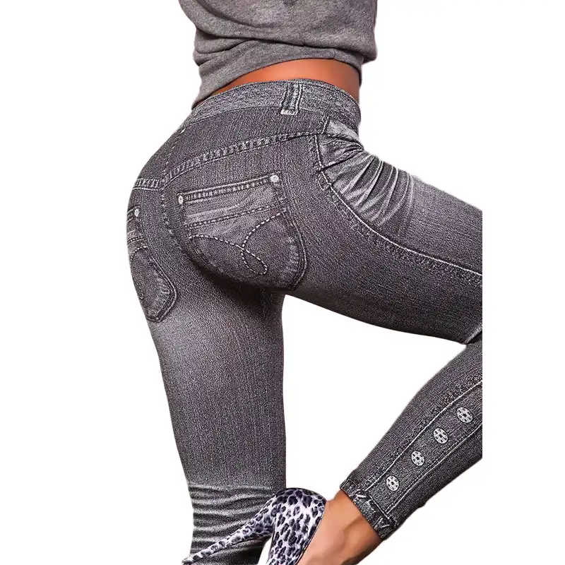 gray jeggings