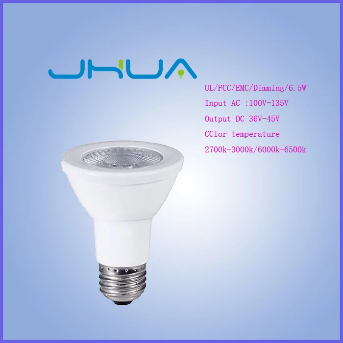 

LEDCOBPAR20NF 6.5W Equivalent Dimmable LED PAR20 Narrow Flood Reflector Bulb with Medium E26 Base- Soft White