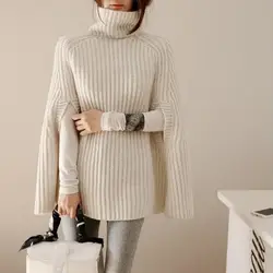 2019 для женщин свитеры с высоким воротом Лидер продаж S топ дамы костюмы женская зимняя одежда Осень harajuku корейский белый пуловер