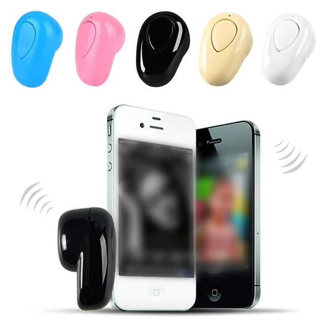 S520 Mini Wireless Bluetooth Earphone in Ear Sport with Mic Earphones Handsfree Headset for Phone Tablet