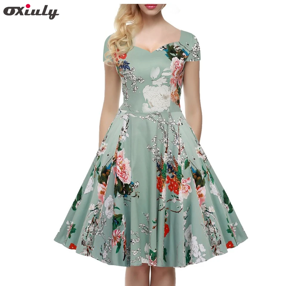 Oxiuly font b Plus b font font b Size b font 4XL 5XL Women 50s 60s