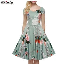Oxiuly font b Plus b font font b Size b font 4XL 5XL Women 50s 60s