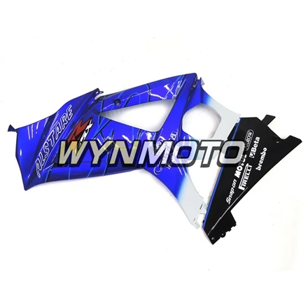 Полный комплект обтекателей для Suzuki GSXR1000 K7 год 2007 2008 ABS Пластик инъекций блеск темно-синий Новая мотоциклетная обувь кузов