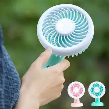 

Creative Handheld Portable LED Light USB Fan Child Cooling Tool Smart Voice Console Light Home Desktop Decoration