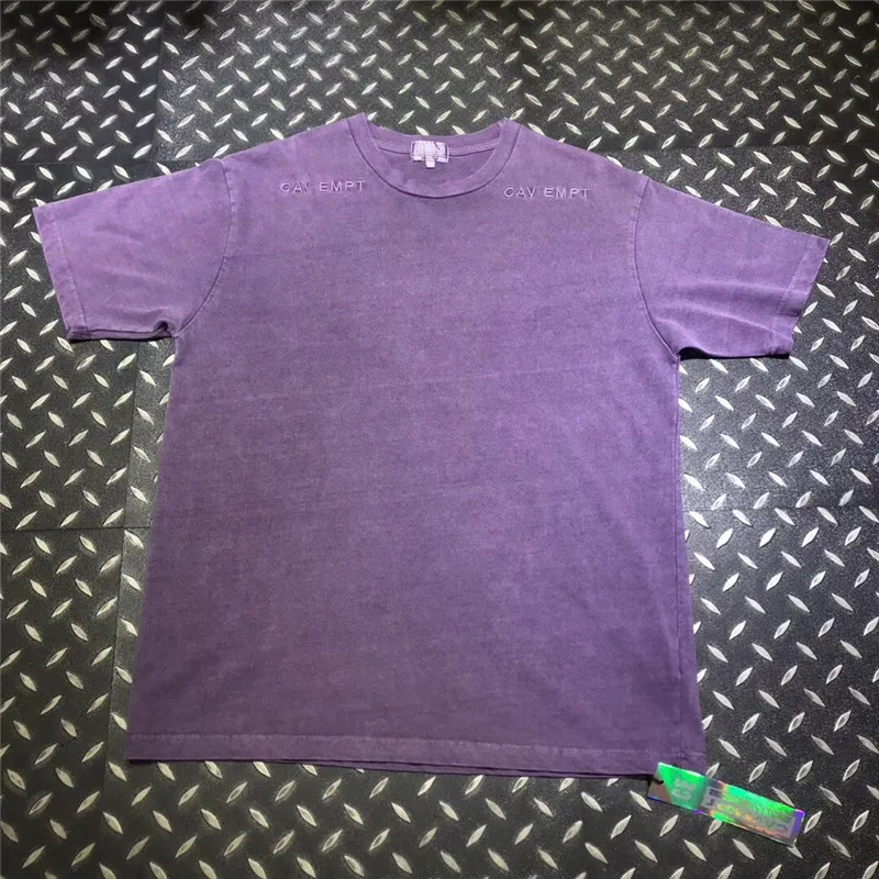 

CAVEMPT CAV EMPT C.E 18SS OVERDYE T shirt Men Women 1:1 High-quality Embroidery Top Tees CAVEMPT t-shirts