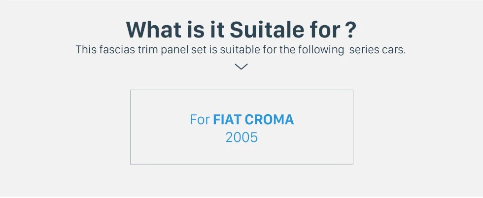 Seicane Идеальный черный двойной Дин Радио Фризовая отделка комплект для 2005 FIAT CROMA стерео тире CD Frame Панель отделкой установка комплект