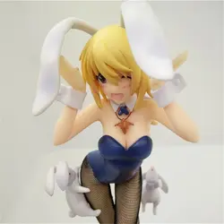 Haocaitoy Рисунок Игрушки Bunny Girl Аниме фигурки Charlotte куклы ПВХ Модель Charlotte Dunois игрушки для сбора подарка 23 см