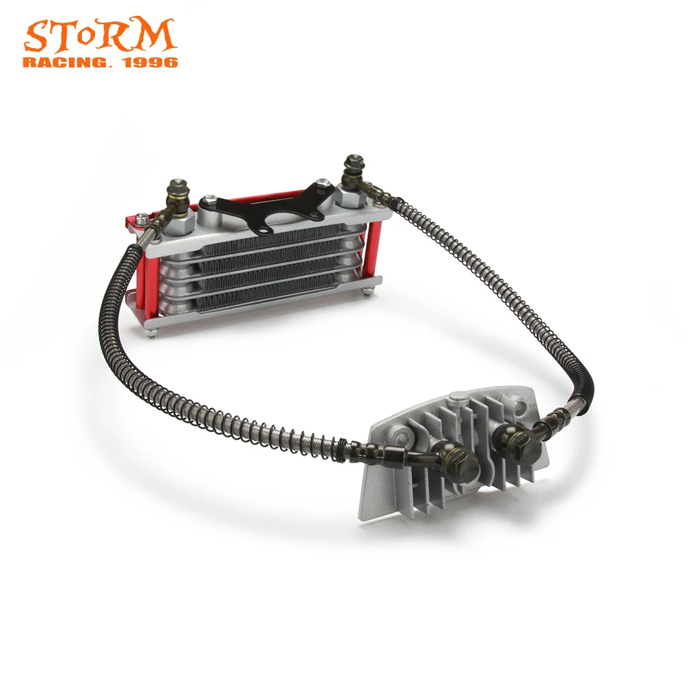 Radiador enfriador de aceite de motor de motocicleta para loncina Zongshen Lifan Shineray Yinxiang Kayo Bosuer Xmoto 50CC 70CC 90CC 110CC